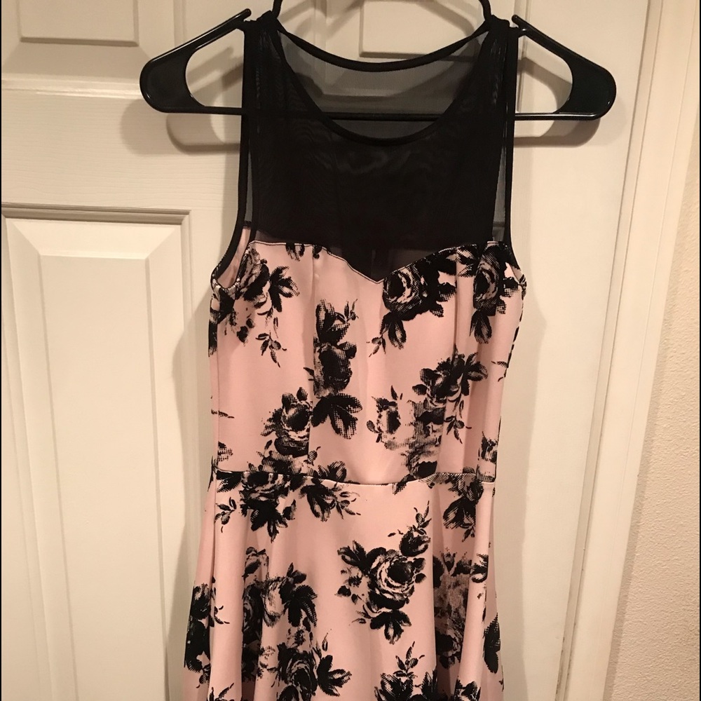 Semi formal flower print dress